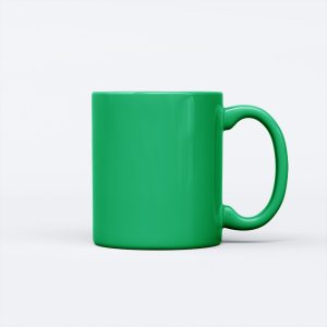 Classic Solid Color Ceramic Mug - Green