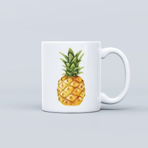 Fruit Theme Ceramic Mug - Pineapple